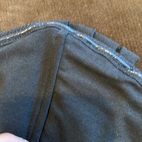 H&M Black sweet Heart Cross Over Pleated Mini Dress Sz 6  Zipper In Back - Picture 8 of 11